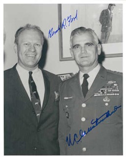 Ford and Westmoreland autograph