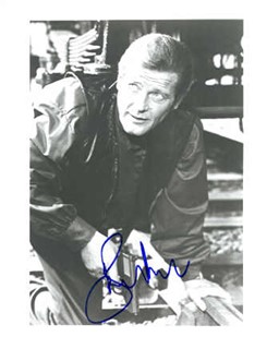 Roger Moore autograph