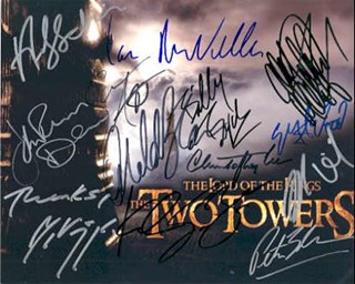 The Lord of The Rings: The Two Towers autograph