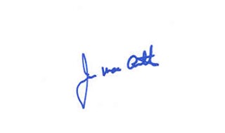 James MacArthur autograph