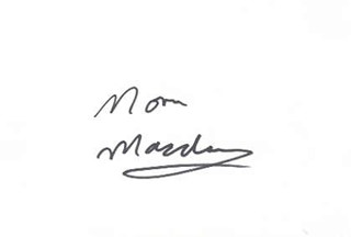 Norm MacDonald autograph