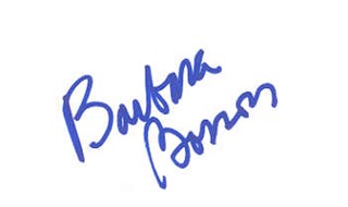 Barbara Bosson autograph