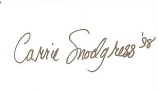 Carrie Snodgress autograph