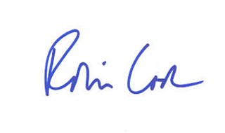Robin Cook autograph
