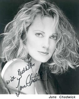 June Chadwick autograph