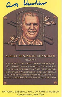 A.B. Chandler autograph