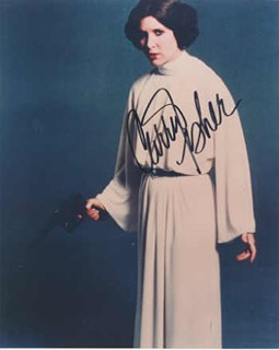 Carrie Fisher autograph