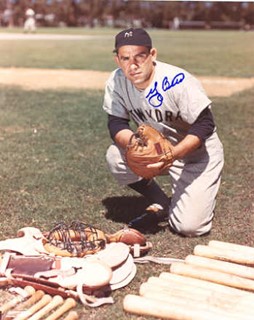 Yogi Berra autograph