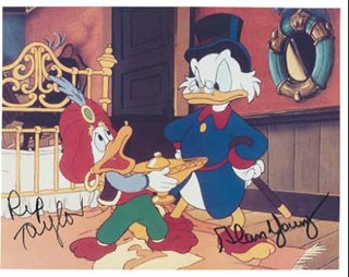 Scrooge McDuck autograph
