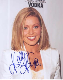 Kelly Ripa autograph