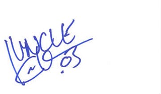 Uncle Kracker autograph