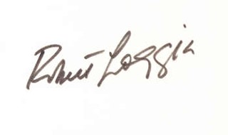Robert Loggia autograph