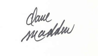 Dave Madden autograph