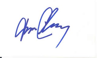 Tom Clancy autograph