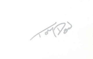 Tony Dow autograph