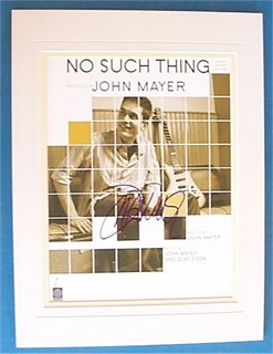 John Mayer autograph