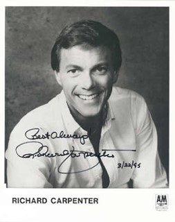 Richard Carpenter autograph