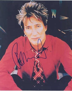 Rod Stewart autograph