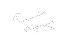 Dennis Morgan autograph