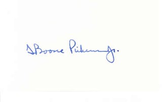 T. Boone Pickens-Jr. autograph