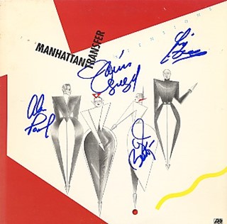 The Manhattan Transfer autograph