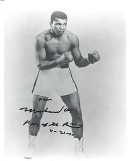 Muhammad Ali autograph