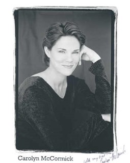 Carolyn McCormick autograph