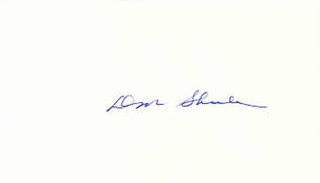 Don Shula autograph