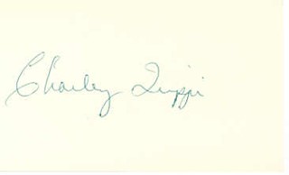 Charley Trippi autograph