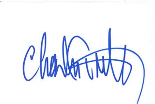 Charles S. Dutton autograph