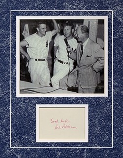 Red Barber autograph
