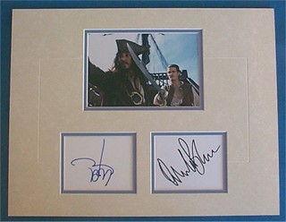 Pirates of The Caribbean autograph