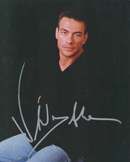 Jean-Claude Van Damme autograph