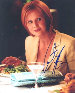 Cynthia Nixon autograph