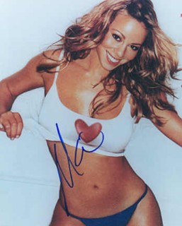 Mariah Carey autograph