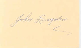 John Longden autograph