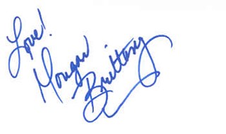 Morgan Brittany autograph