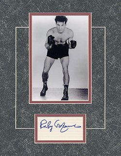 Rocky Graziano autograph