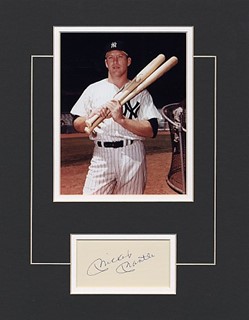Mickey Mantle autograph