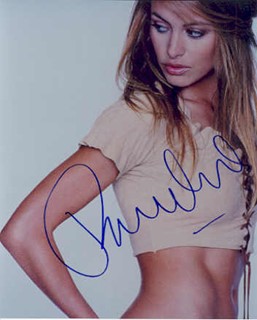 Paulina Rubio autograph