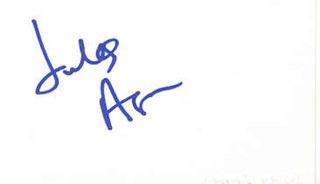 Jules Asner autograph