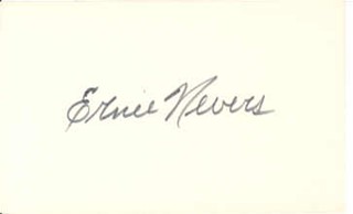 Ernie Nevers autograph