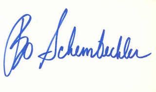 Bo Schembechler autograph