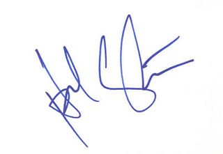 Howard Stern autograph