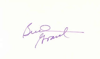 Bud Grant autograph