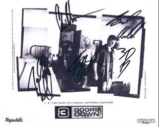 3 Doors Down autograph