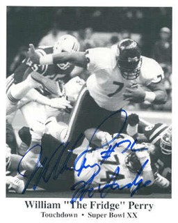 William Perry autograph