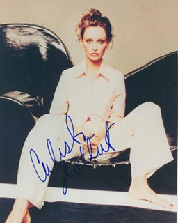 Calista Flockhart autograph