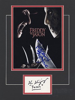 Freddy vs Jason autograph