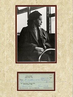 Rosa Parks autograph